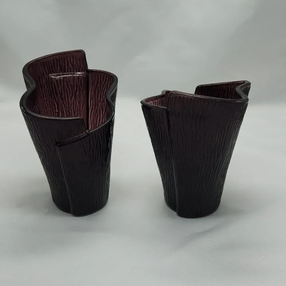 🩵PartyLite Brown Sabor Isleno Candle Holder Set of 2 - Picture 5 of 8
